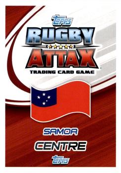 2015 Topps Rugby Attax #185 George Pisi Back